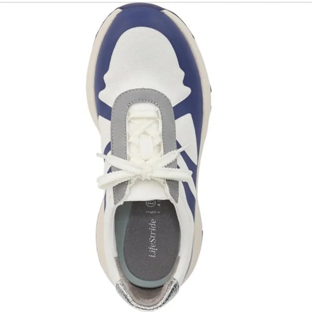 NIB LifeStride Women’s Impulse Sneaker – Skipper Blue, Size 8M